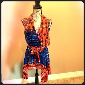 BCBG MaxAzria 100% silk blouse